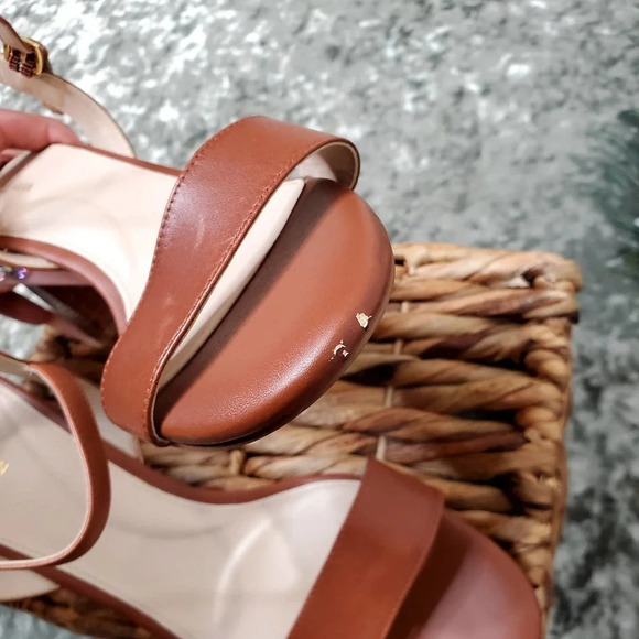 Cole Haan Josie Brown Black Heel Sandal - Picture 6 of 8